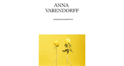 Desktop Screenshot of annavarendorff.com