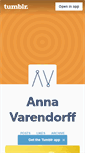 Mobile Screenshot of annavarendorff.com